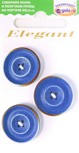 Пуговицы ELEGANT. Арт 11394-23-00HV6/3