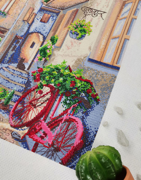 Набор для вышивания  "Итальянская улочка". Арт 07.004.16