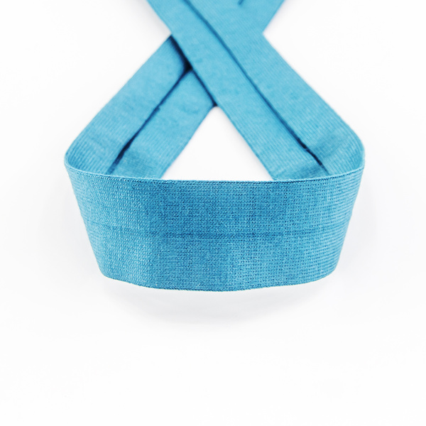 Косая бейка хлопок, 20 мм, 20 м, цвет 43, темно-зеленый. Арт 6598-20мм-43