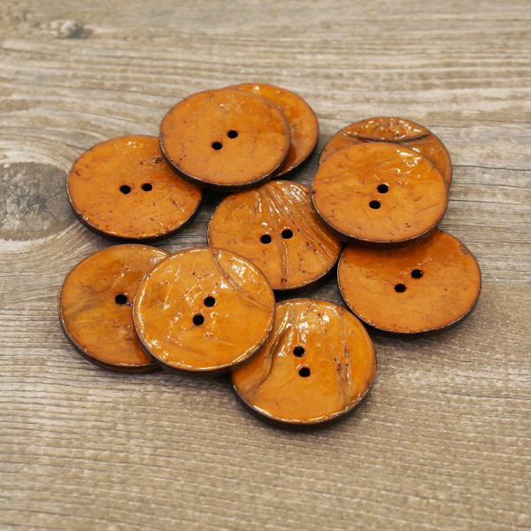 Пуговицы CONCEPT, размер 48, кокос, цвет COL.3 бронзовый. Арт 1919H-048-COL.3