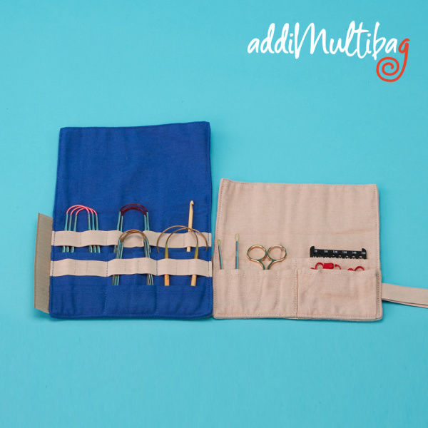 Органайзер addiMultibag для хранения спиц и крючков, текстильный, 90 х 25 см, 4 отделения. Арт 620-2