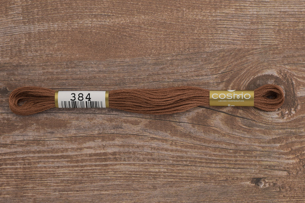 Мулине COSMO однотонный цвет  384       . Арт 25-6/384       