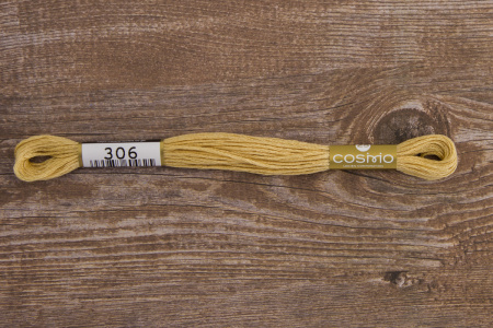 Мулине COSMO однотонный цвет  306       . Арт 25-6/306       