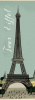 Бумага упаковочная "Эйфелева башня", рисовая, 24 x 60 см. Арт DFS213L                 