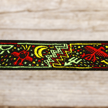 Лента жаккард SAFISA, 20 мм, 15 м, цвет 01. Арт 9098-20мм-01             