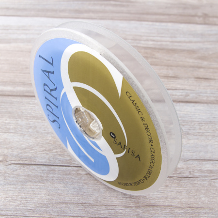 Лента репсовая SAFISA, 10мм, 25 м, цвет 67, серо-зеленый. Арт 350-10мм-67       