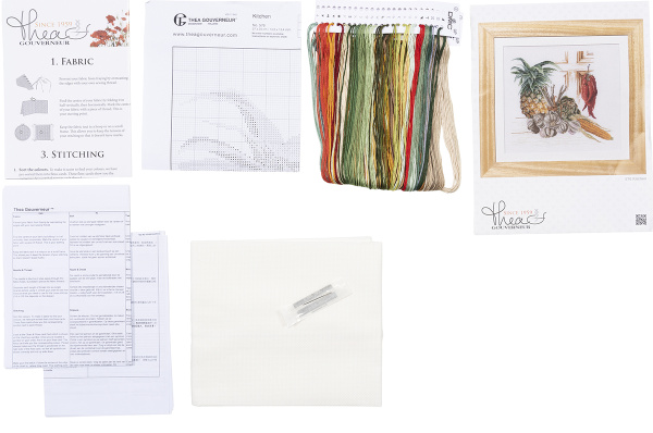 Набор для вышивания "Кухня", канва Aida 14 ct. Арт 576A