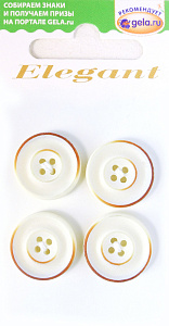 Пуговицы ELEGANT. Арт 11394-18-00HV2/4