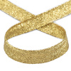 Тесьма PEGA уплощенная с люрексом, цвет золотой, 15 мм. Арт 881113941X7000          