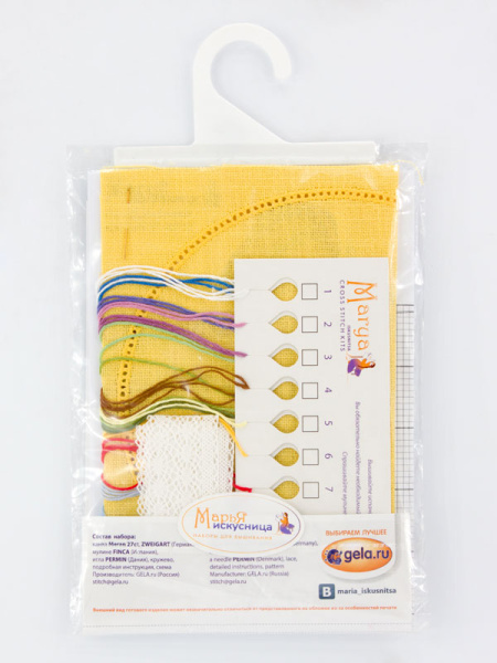 Набор для изготовления салфетки "Пасхальный венок". Арт 21.003.07