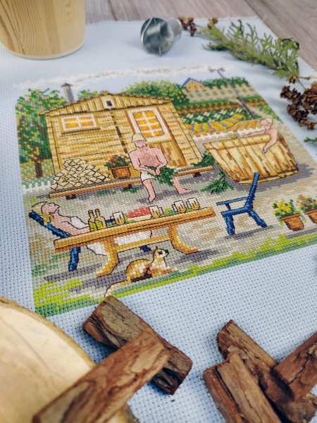 Набор для вышивания "Дача. Баня" . Арт 11.005.08