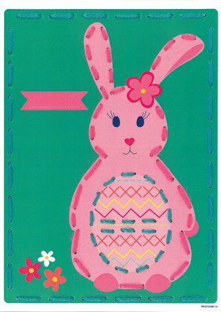 Набор для вышивания "Кролики" на перфорированной бумаге. Арт PN-0157041