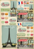 Карта для декупажа "Paris". Арт DFG405                  