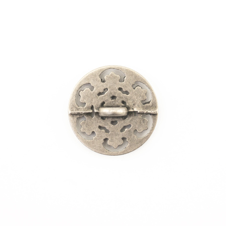 Пуговица DISBOTON, размер 28  цвет  C/ARGENT ANT.ART.AA0584. Арт 3247628AA-AN80D