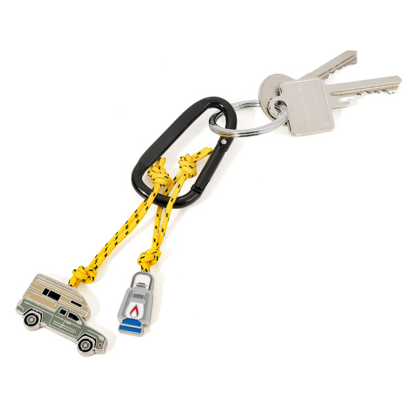 Брелок TROIKA "Кэмпинг". Арт KR21-06/BK