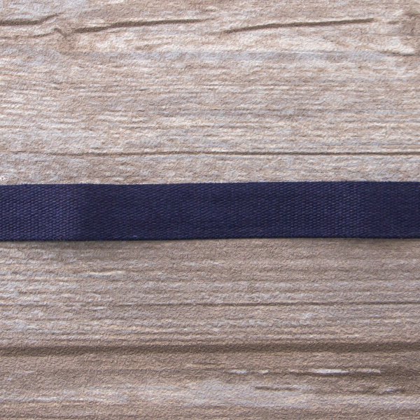 Тесьма киперная хлопковая на блистере SAFISA, 14 мм, 2,5 м , цвет 15, темно-синий. Арт P00260C-14мм-15         