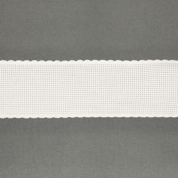 Лента канвовая Aida для вышивания 14 ct ширина 5 см. Арт 7107/1                  