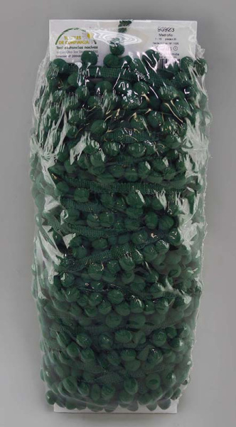 Тесьма с помпонами MATSA цвет темно-зеленый. Арт 96923/1025