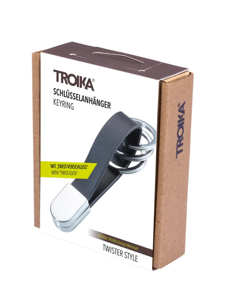 Брелок TROIKA "TWISTER STYLE". Арт KRG749/LE