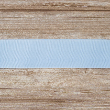 Лента репсовая SAFISA, 50 мм, 25 м, цвет 04 голубой светлый. Арт 350-50мм-04