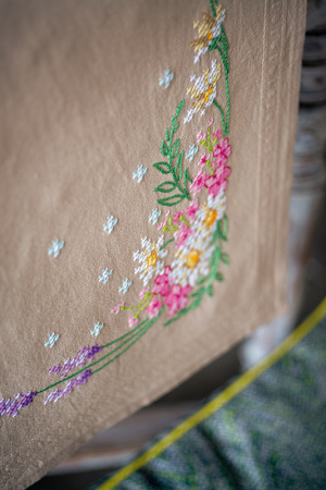 Набор для вышивания дорожки "Весенние цветы" . Арт PN-0190851