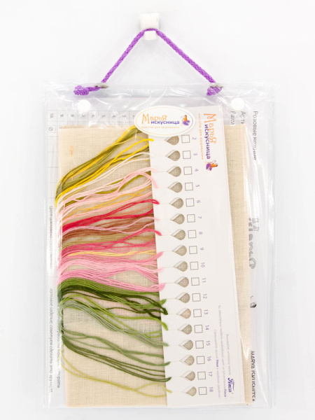 Набор для вышивания "Розовые нежные". Арт 06.002.26