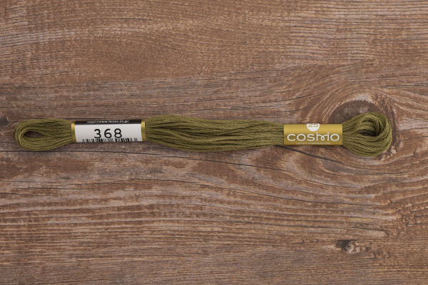 Мулине COSMO однотонный цвет  368       . Арт 25-6/368       