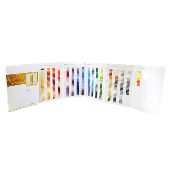 Цветовая карта, AMANN GROUP METTLER, Poly Sheen. Арт 100982                  
