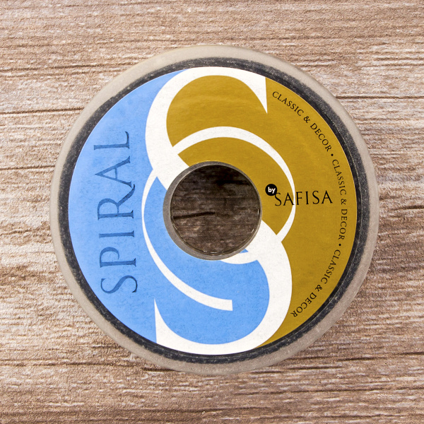 Лента с рисунком клетка SAFISA, 25 мм, 25 м, цвет 01, черный. Арт 469-25мм-01             