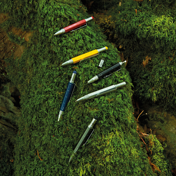 Ручка шариковая TROIKA многофункциональная "CONSTRUCTION LILIPUT". Арт PIP25/BL