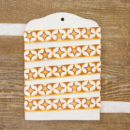 Лента с рисунком SAFISA, 15 мм, 15 м, цвет 02. Арт 25258-15мм-02           