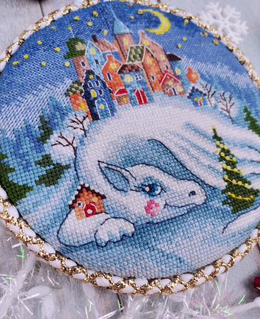 Набор для создания пинкипа "Снежный дракон". Арт 21.002.32