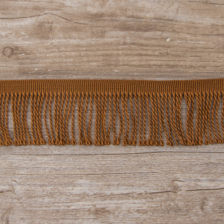 Бахрома витая, 60 мм, цвет светло-коричневый. Арт PP-60 col.733