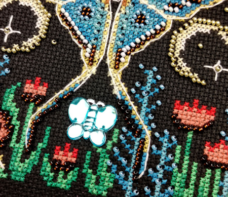 Набор для вышивания  "Сумеречный мотылек". Арт 13.003.64