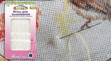 Иглы двусторонние для вышивания. Арт 203.CE/G002