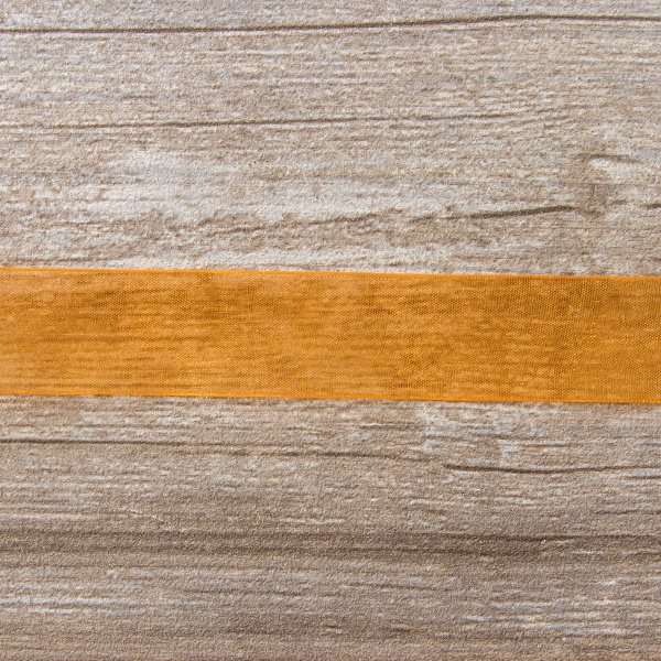 Лента органза SAFISA мини-рулон, 25 мм, 2,5 м, цвет 61, алый. Арт P00520-25мм-61          