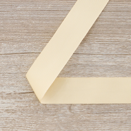 Лента репсовая SAFISA, 25 мм, 25 м, цвет 21 персиковый айвори. Арт 350-25мм-21