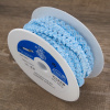 Резинка декоративная "шенилл" 9,2 мм, цвет голубой. Арт 1313/52