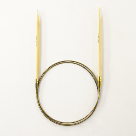 Спицы, круговые, бамбук addiNature BAMBOO №5, 100 см. Арт 555-7/5-100