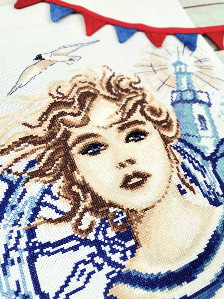 Набор для вышивания "Море в сердце". Арт 09.005.05