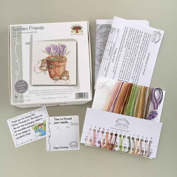Набор для вышивания "Garden Friends". Арт XHD123