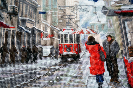 Набор для вышивания "Зима в городе" . Арт 02.012.04