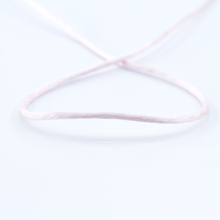 Шнур атласный SAFISA 2 мм, 25 м, цвет 05, розовый. Арт 462-05                  