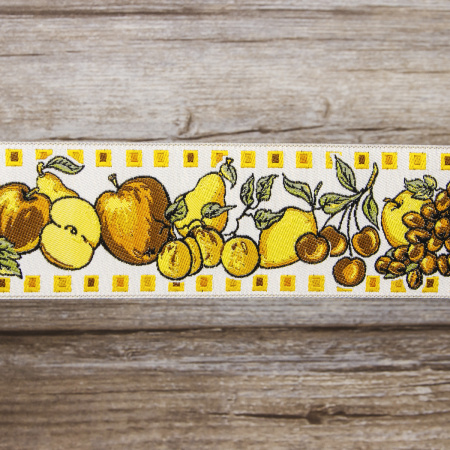 Лента жаккард SAFISA, 50 мм, 15 м, цвет 03. Арт 9120-50мм-03            