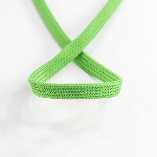 Шнур PEGA плоский, полиэстровый, цвет зеленый, 10 мм. Арт 842580140L4859