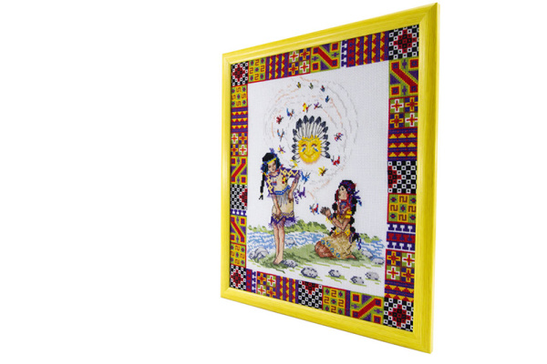 Вышитая картина "Дар великого духа". Арт Модель 09.003.04