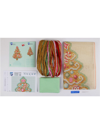 Набор для вышивания подушки "Новогодняя елочка". Арт PN-0215326