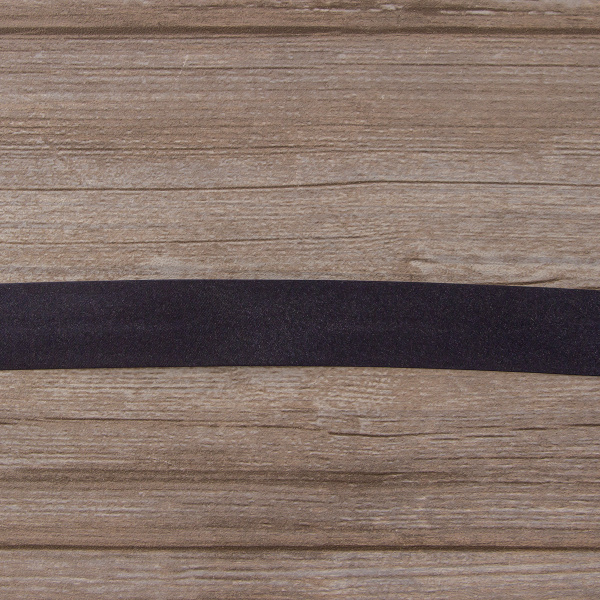 Косая бейка атласная 30 мм, 25 м, цвет 72, черно-синий. Арт 6260-30мм-72            