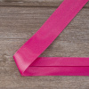 Косая бейка атласная 30 мм, 25 м, цвет 142, ярко-розовый. Арт 6260-30мм-142            
