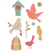 Набор ножей для вырубки Sizzix® Thinlits™ Die Set 9PK Sweet Bird by My Life Handmade . Арт 661233